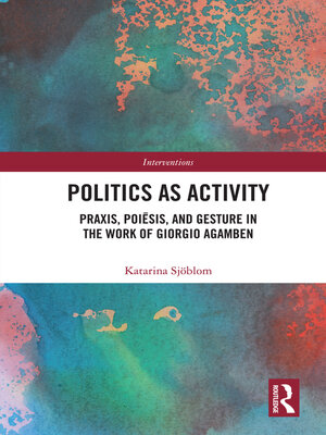 cover image of Politics as Activity